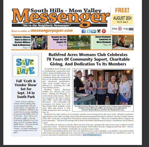 South Hill Mon Valley Messenger Cover