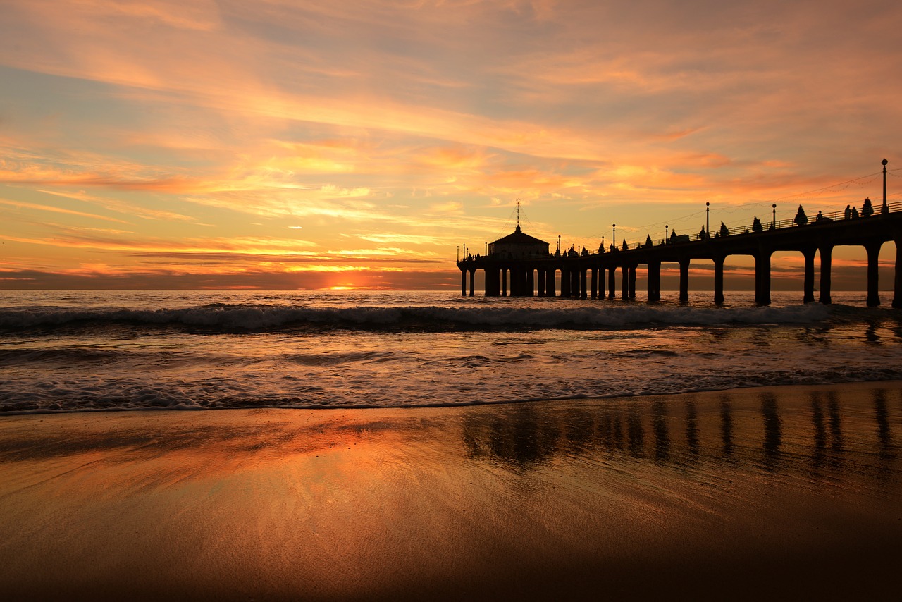 Ocean sun rise picture